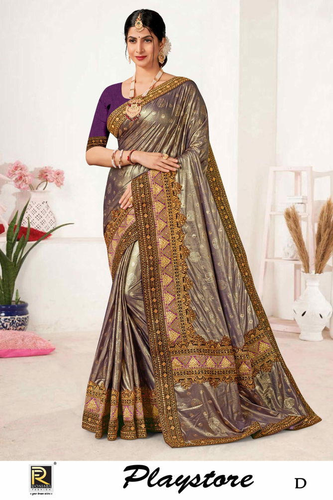 Ronisha Playstore Designer Saree Collection
